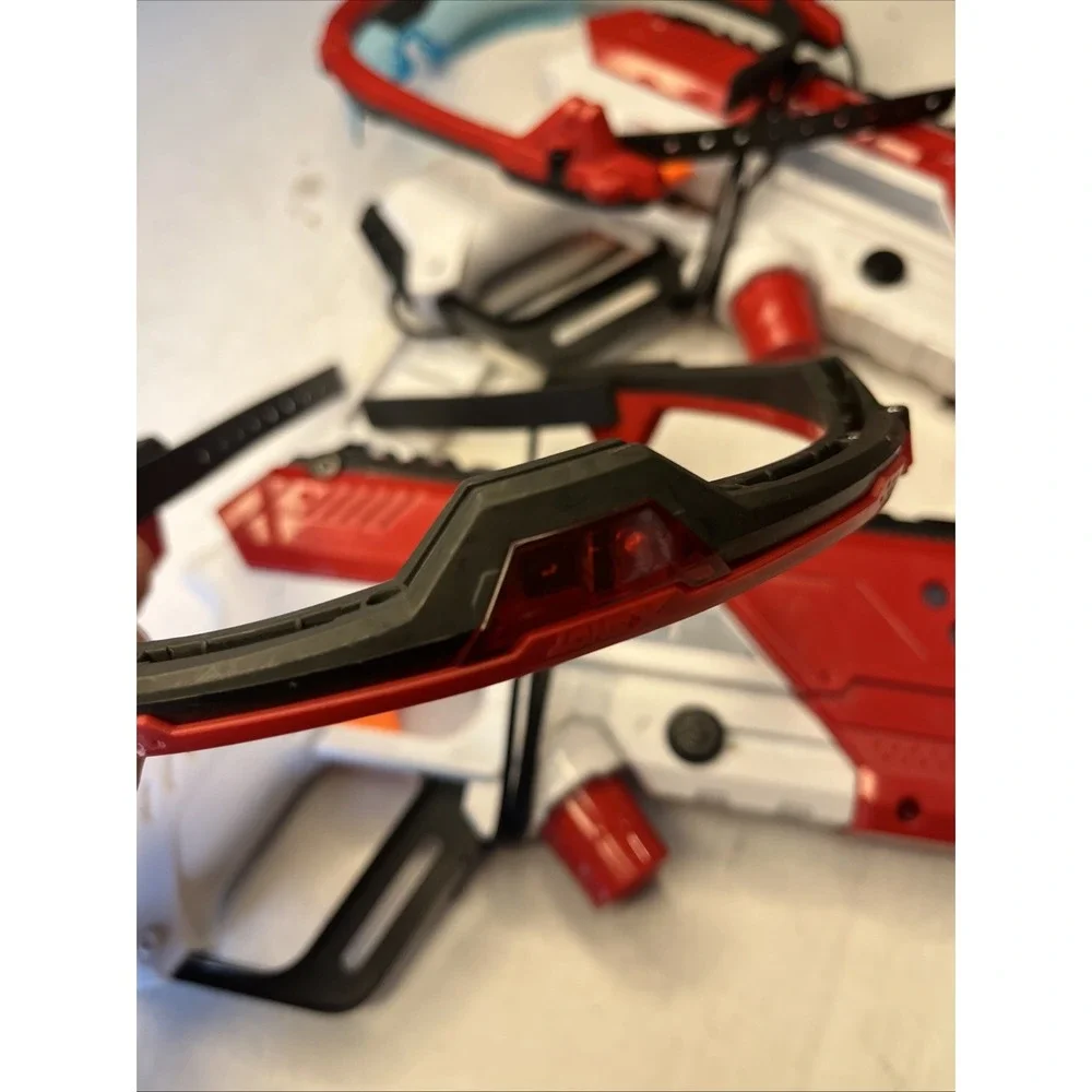 Laser360 Xshot with Sensor Headsets Age 8+ Ultimate Laser Tag Game TESTED WORKS